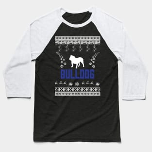 Merry Christmas BULLDOG Baseball T-Shirt